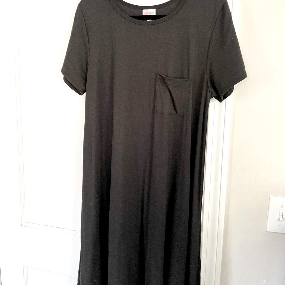 Lularoe Carly XL Black Dress